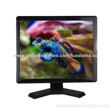 Desktop 15-inch LCD Monitor with USB Input, Support OTG, 1,024 x 768 Pixels Resolution